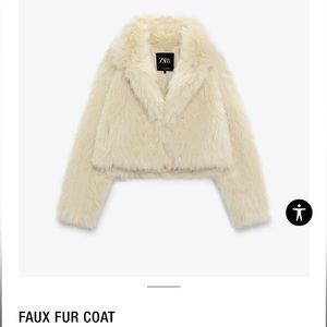 ZARA - Faux Fur Coat - NWT